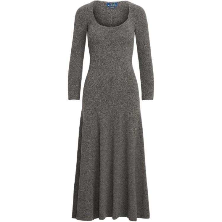 Polo Ralph Lauren Long Sleeved Dress Women's Gray