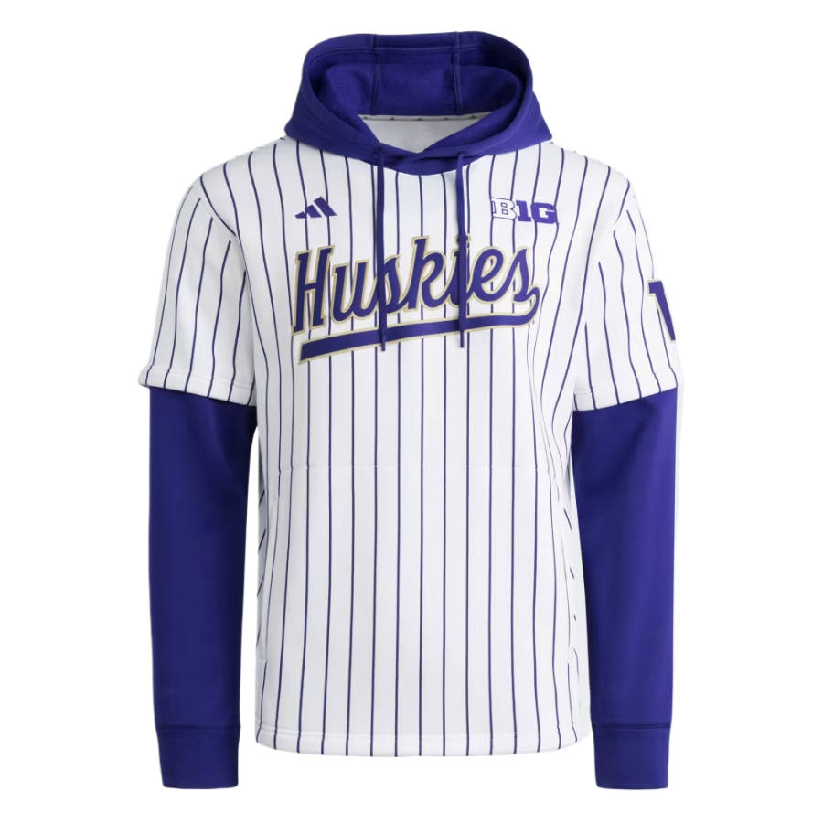 Adidas Adidas Free Shipping With AdiClub Washington Huskies Hooded Jersey