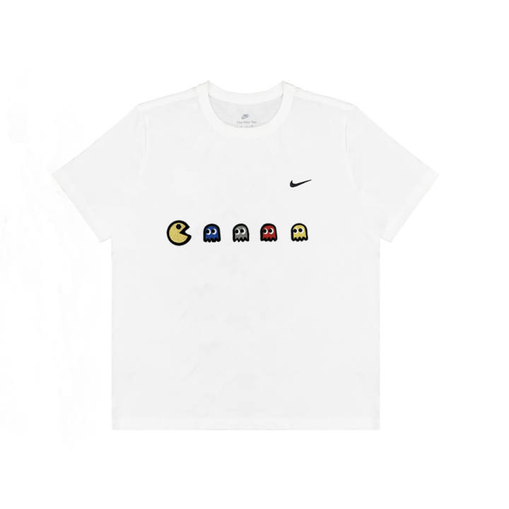 Nike Nike Dri Fit T Shirts Unisex White Crew Neck Moderate Straight Fit