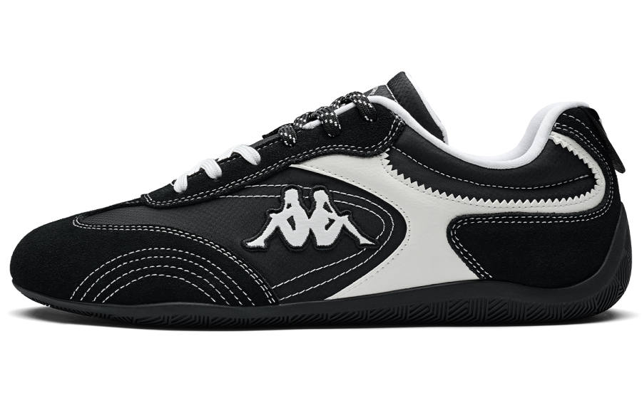 Kappa Back to Back Low top Casual Shoes Unisex Black White