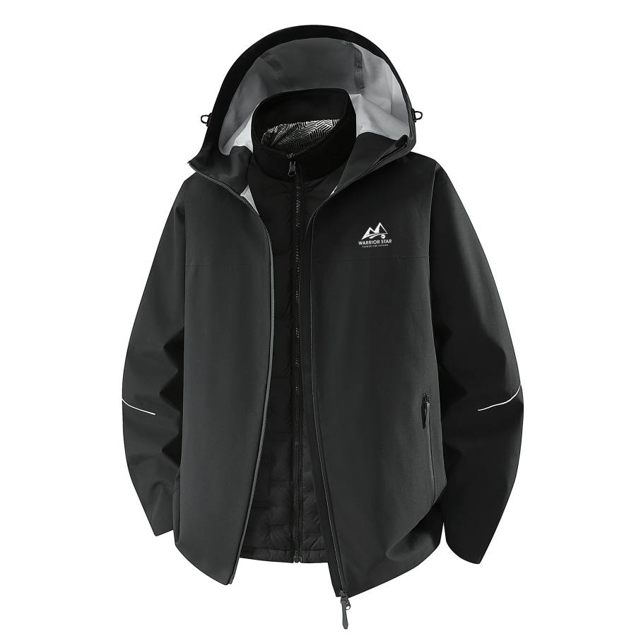 WARRIOR WARRIOR Windbreaker Jackets Unisex Hooded Moderate Workwear