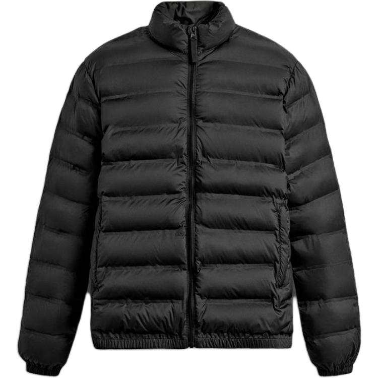 ZARA Puffer Jackets Men's Black Stand Collar Moderate Puffer Jacket