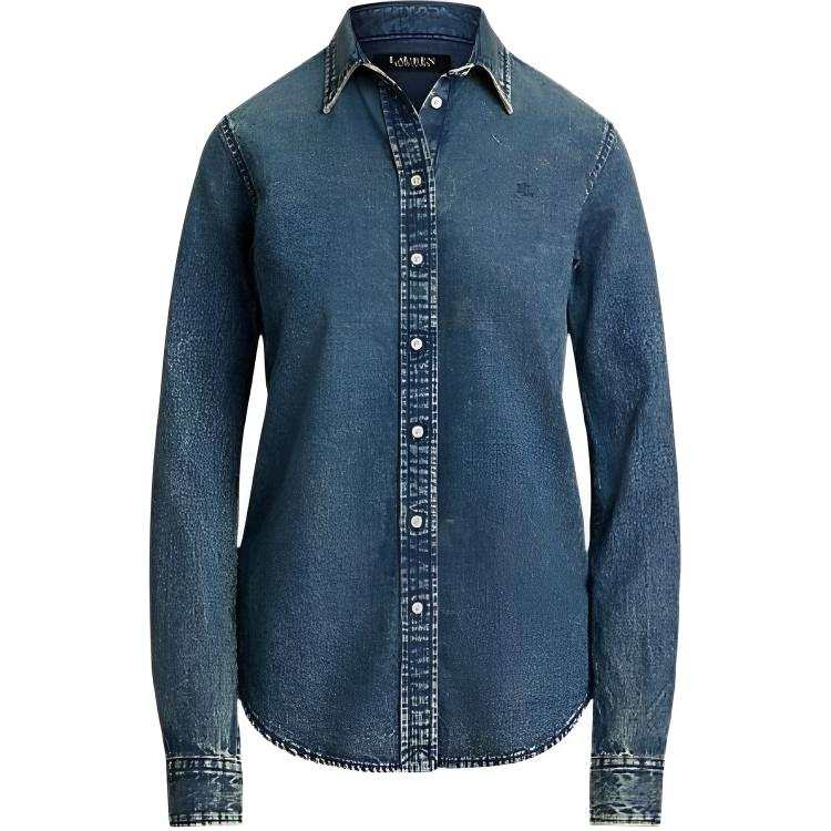LAUREN RALPH LAUREN Shirt Women's Haze Blue