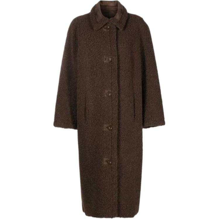 STAND STUDIO 【Zoomed ImageryBest of: PromotionsPrevious Season】straight-point collar faux-shearling coat