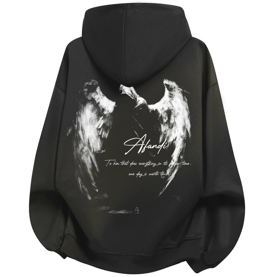 AFANDI Sweatshirts Unisex Hooded Moderate Heavyweight