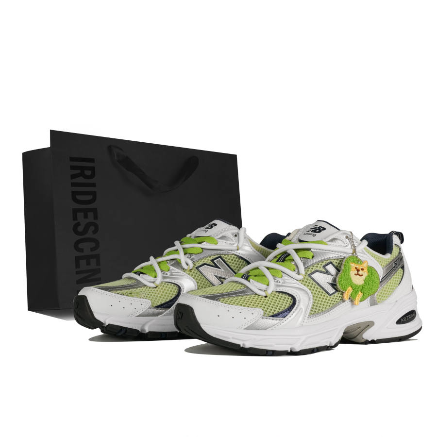 New Balance New Balance NB 530 Cushioning Breathable Low top Running Shoes Unisex White Green