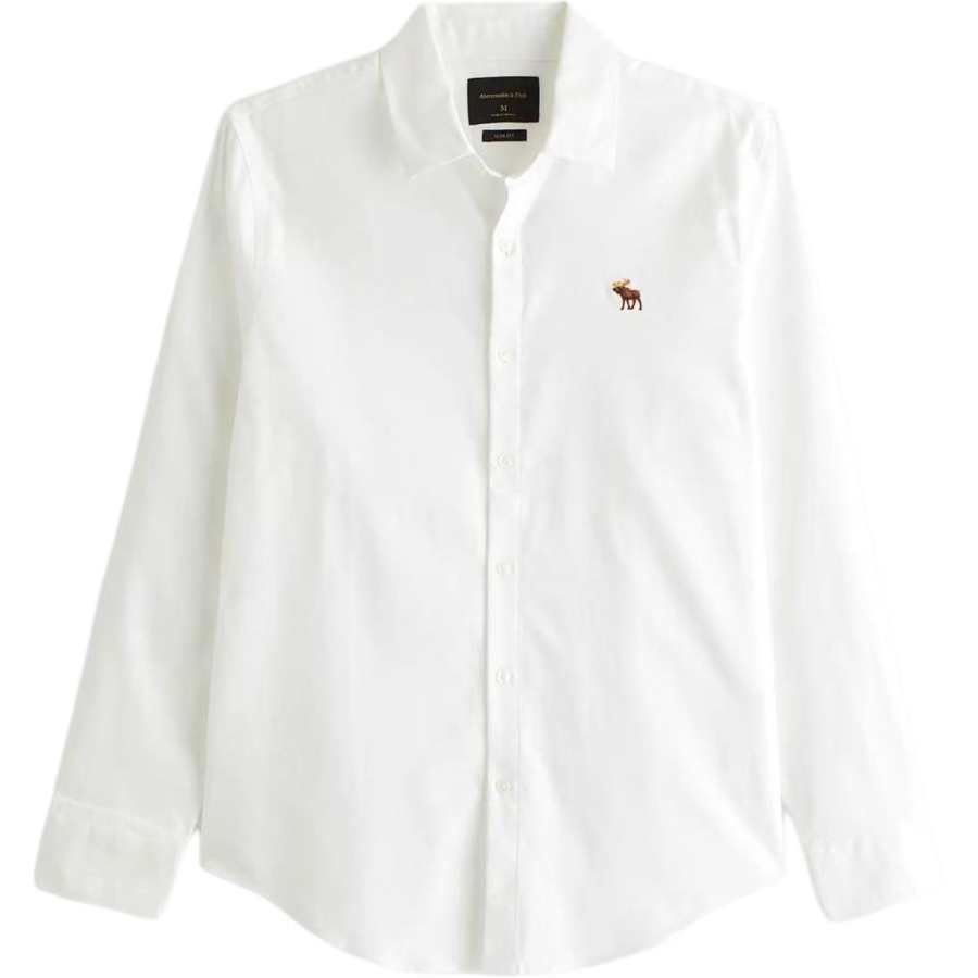 Abercrombie&Fitch Shirts Men's White Moderate