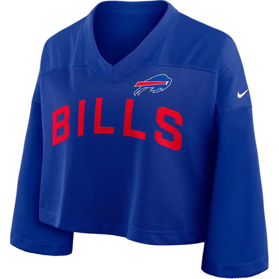 Nike Nike Buffalo Bills Wide Receiver Jersey Fashion Women's Nike Dri-FIT Nfl Cropped Top