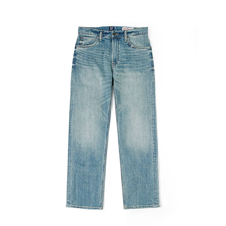 Lee Lee Jeans Men's Light Blue Moderate Straight Fit Pants