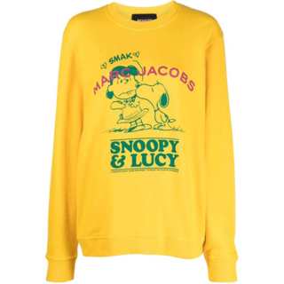 MARC JACOBS Sweatshirts Women's Yellow Crew Neck Moderate Regular