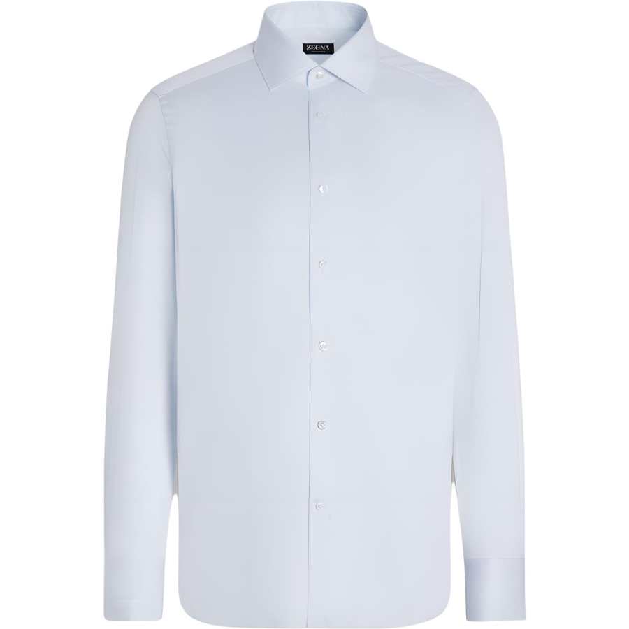 Ermenegildo Zegna SS25 Shirt Men's Light Blue