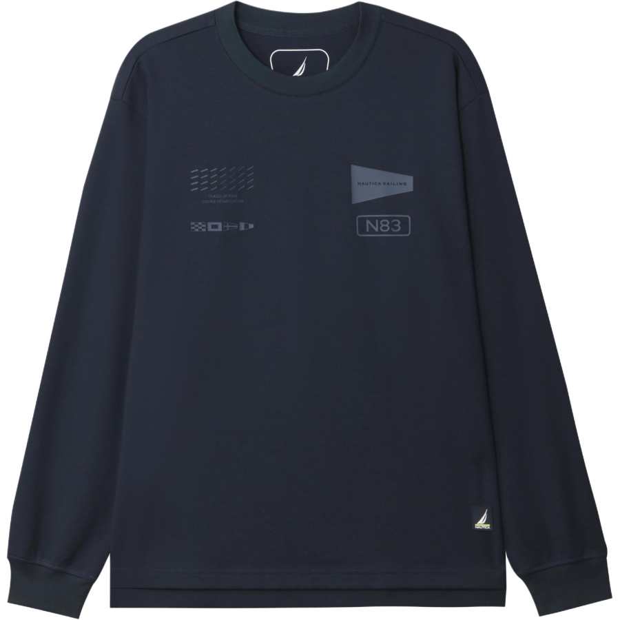 NAUTICA T Shirts Men's Crew Neck Moderate Straight Fit
