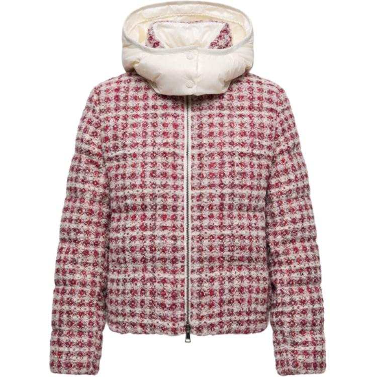 Moncler Moncler tweed puffer jacket