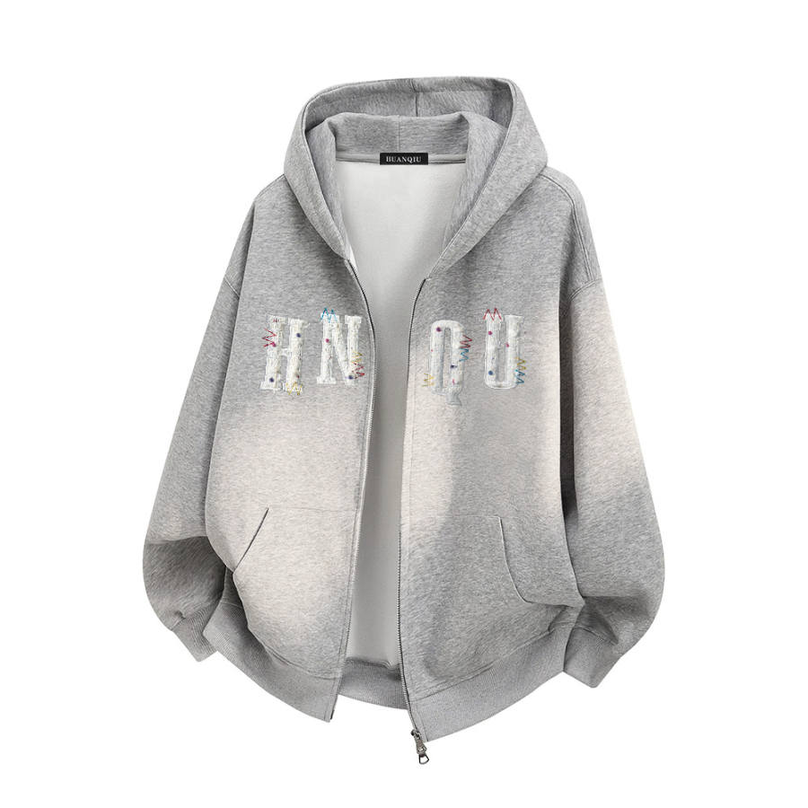 HUANQIU Sweatshirt Jacket Unisex