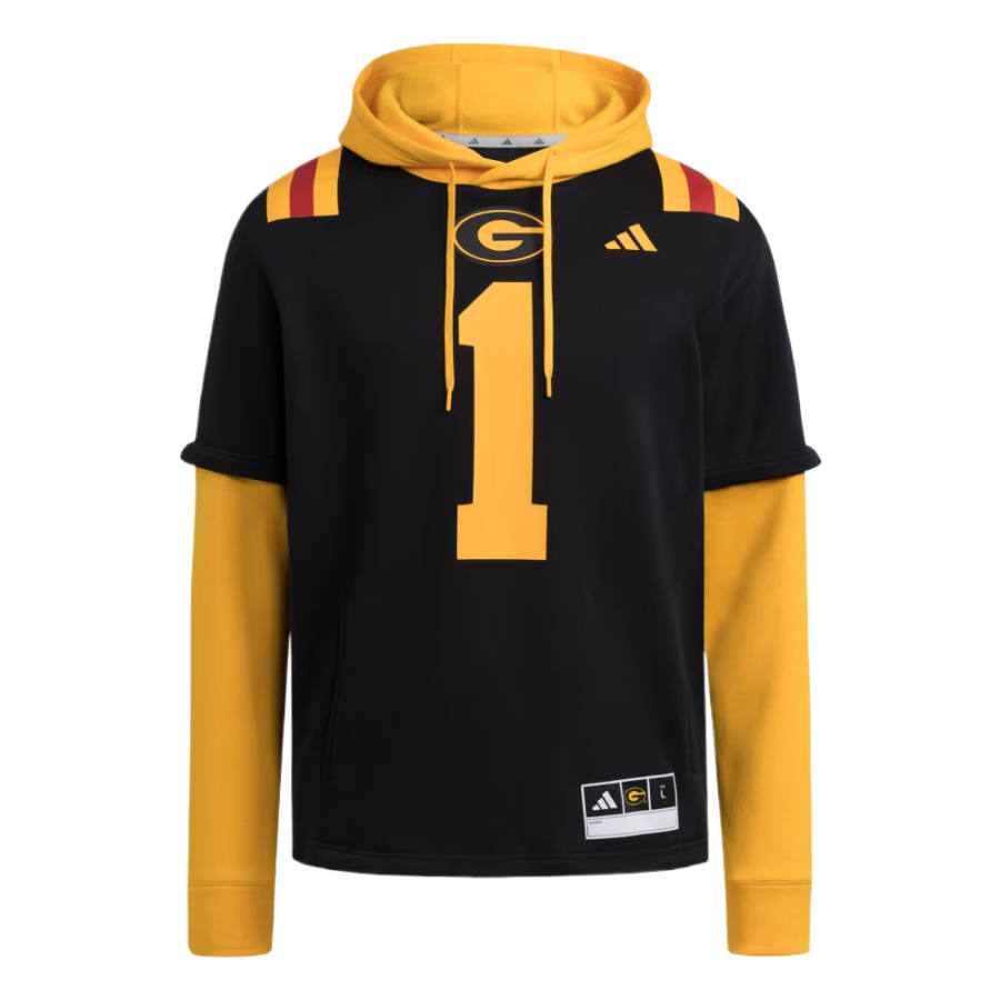Adidas Adidas Free Shipping With AdiClub Grambling State Tigers Football Jersey Hoodie