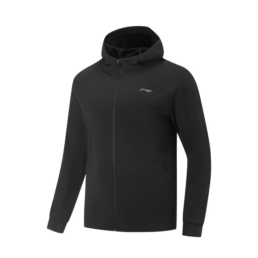 Li-Ning Li Ning Fitness Series Jackets Men's Black Hooded Thickened Other