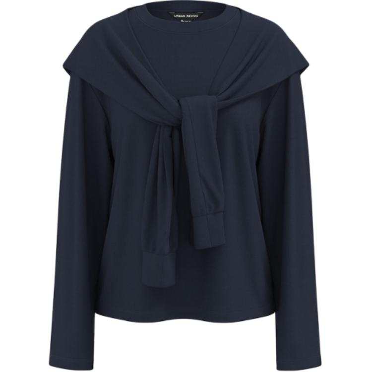 URBAN REVIVO T Shirts Women's Crew Neck Moderate Straight Fit