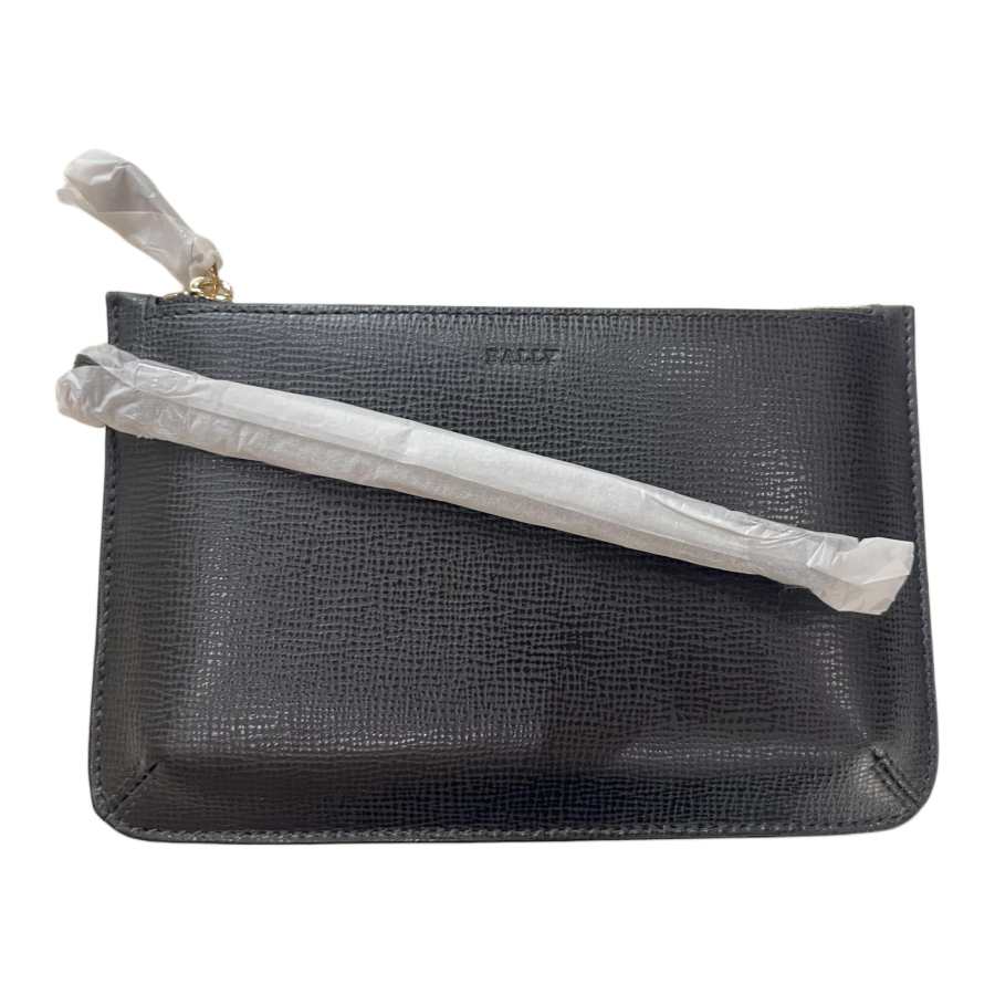 BALLY BALLY Cow Leather Clutch Women's Black