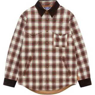 Junya Watanabe checked corduroy-paneled overshirt