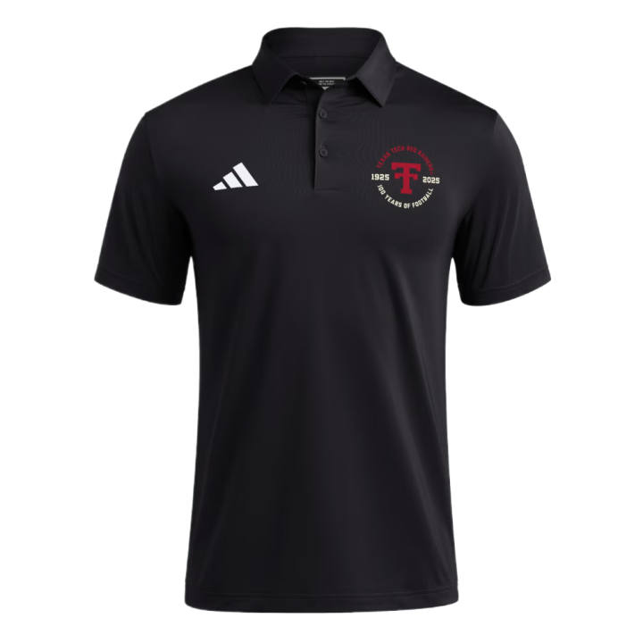 Adidas Adidas Free Shipping With AdiClub Texas Tech Red Raiders 100 Year Anniversary Ultimate365 Solid Polo Shirt