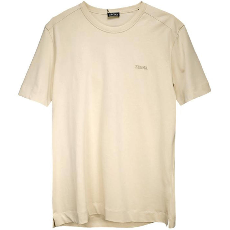 Ermenegildo Zegna Logo Detailed Crewneck T-Shirt
