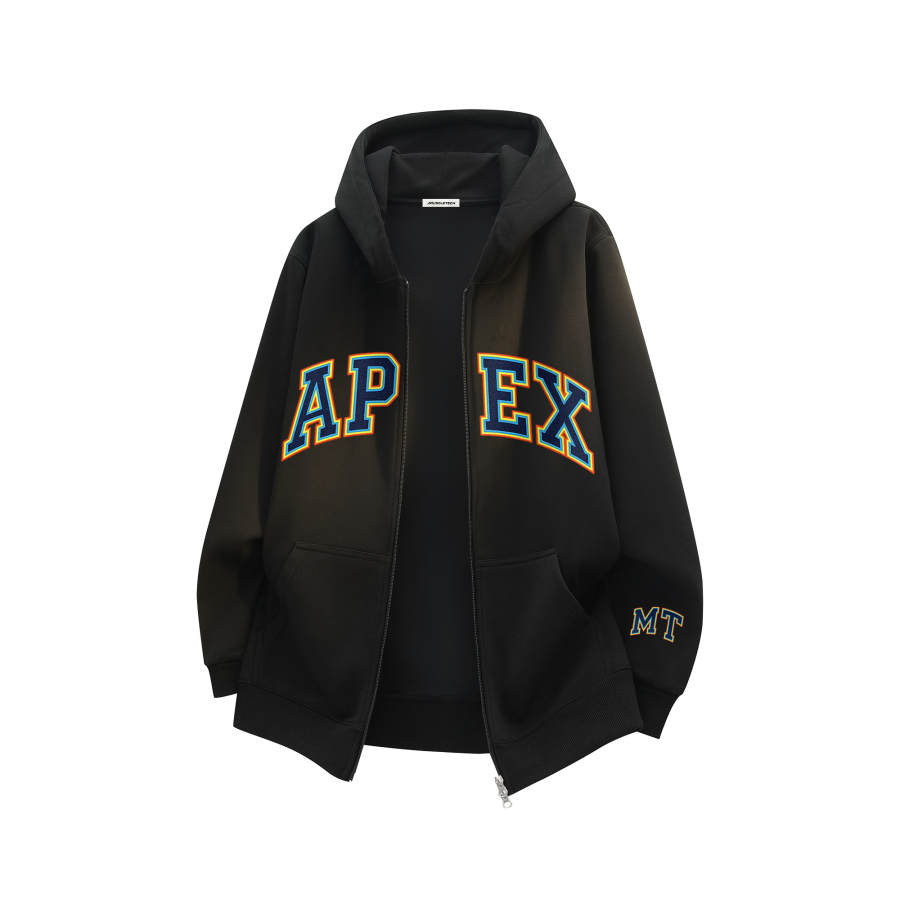 MUSCLETECH Sweatshirts Unisex Hooded Moderate Cardigan