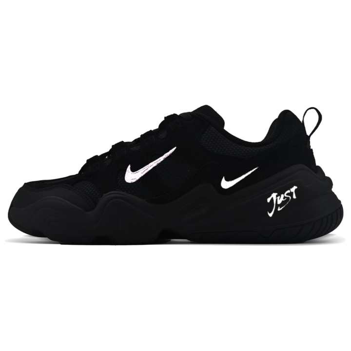 Nike Nike Tech Hera Abrasion Resistant Abrasion Resistant Low top Casual Shoes Unisex Black White