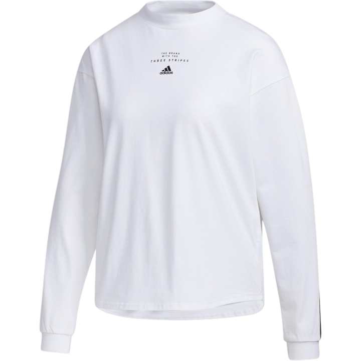 Adidas Adidas T Shirts Women's White Crew Neck Moderate