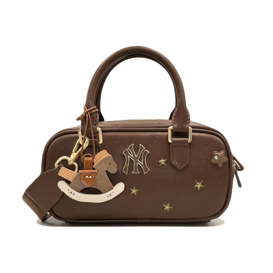 MLB MLB Artificial Leather Handbag Regular Women's Brown