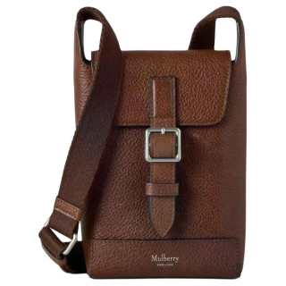 Mulberry Chiltern buckle-fastening leather phone bag