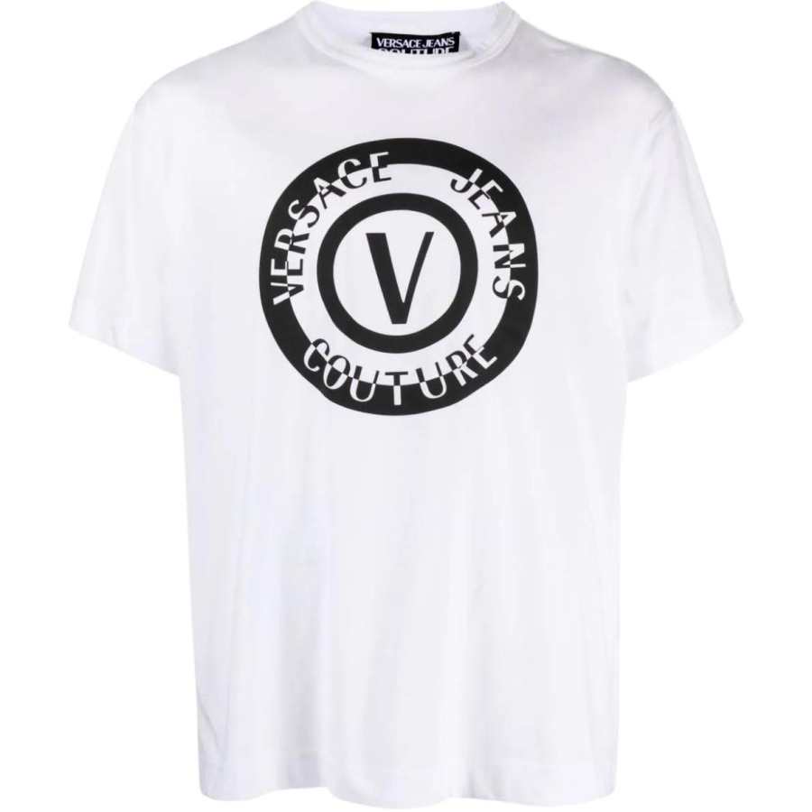 VERSACE JEANS Couture Logo Printed Crewneck T Shirt