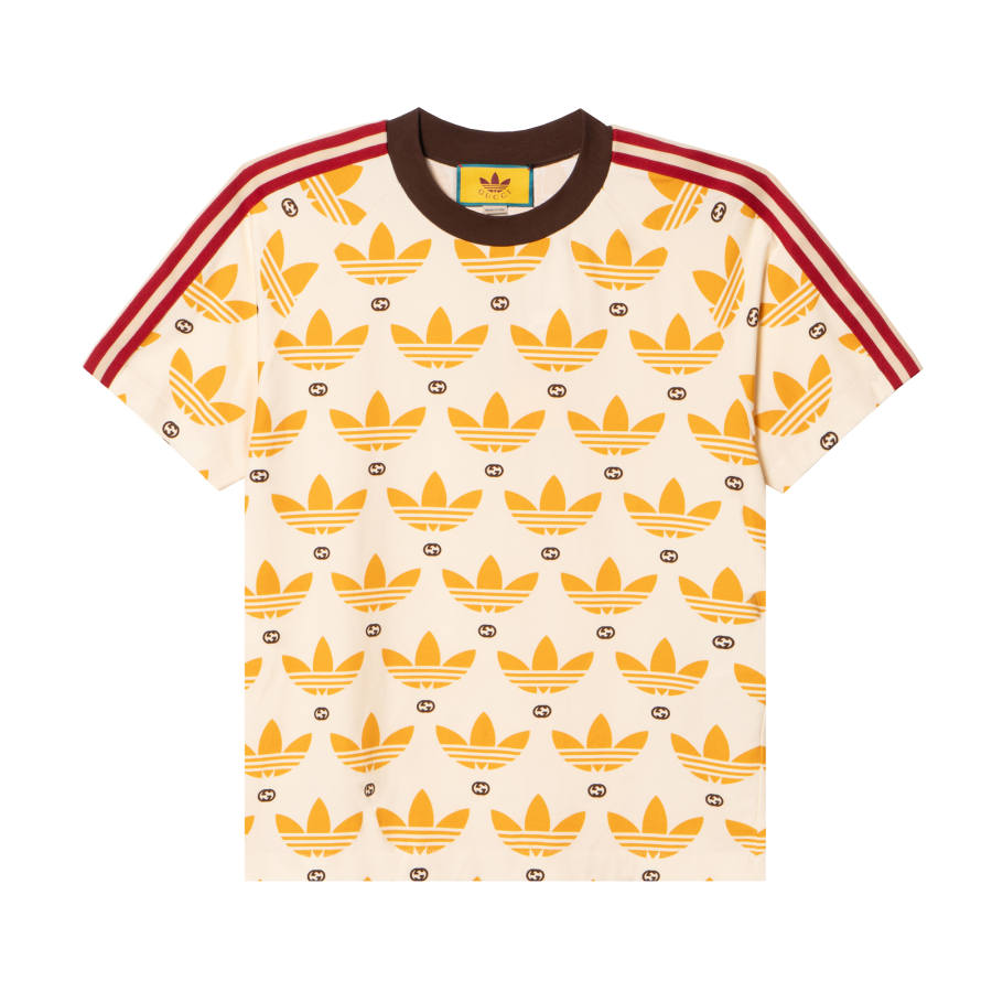 GUCCI x Adidas Originals GUCCI X ADIDAS SS22 T Shirt Unisex Yellow