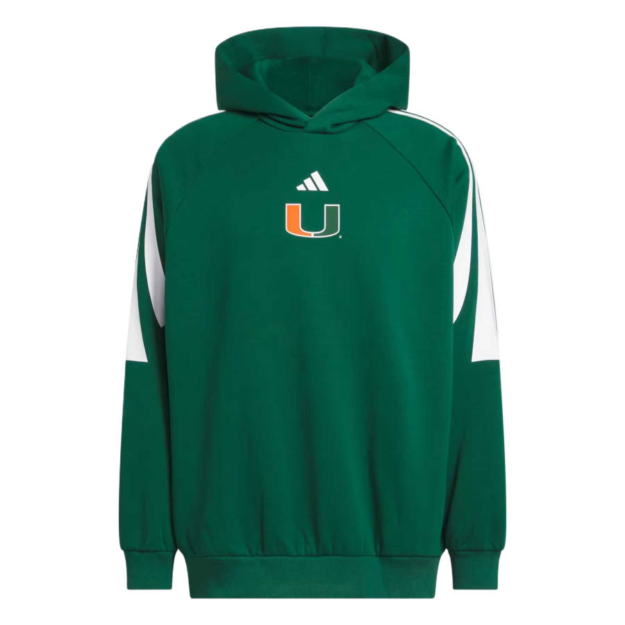 Adidas Adidas Free Shipping With AdiClub Miami Hurricanes Chapter Basketball Hoodie