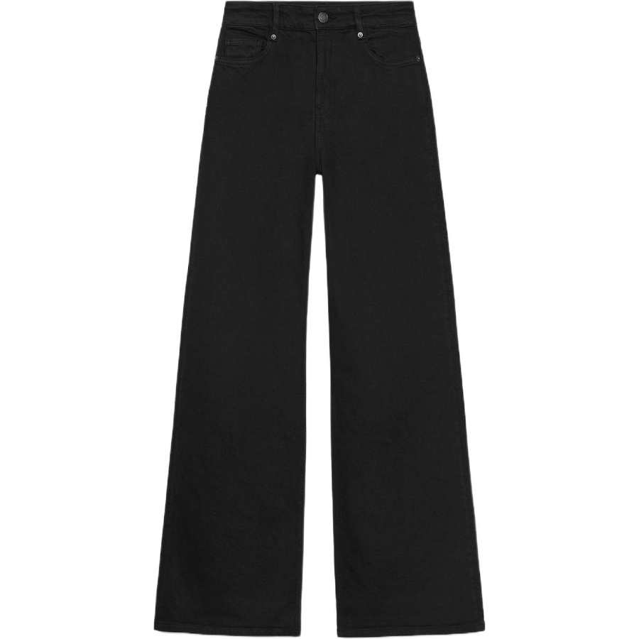 ZARA ZW Jeans Women's Black Moderate Wide Leg Pants