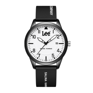 Lee Wrist Watches Quartz Movement Silicone Strap White Dial Unisex Box