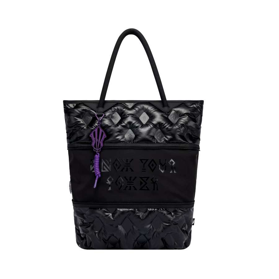 Anta Irving Collection Basketball Collection Fabric Tote Bag, Shoulder Bag Regular Unisex Black
