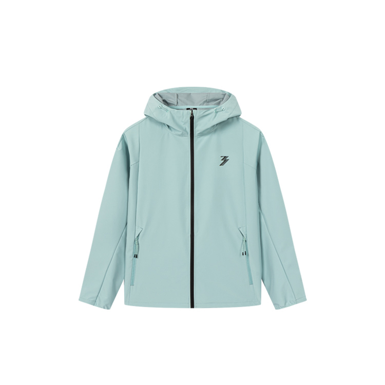 361° Trench Coats Men's Jade Green Hooded Moderate