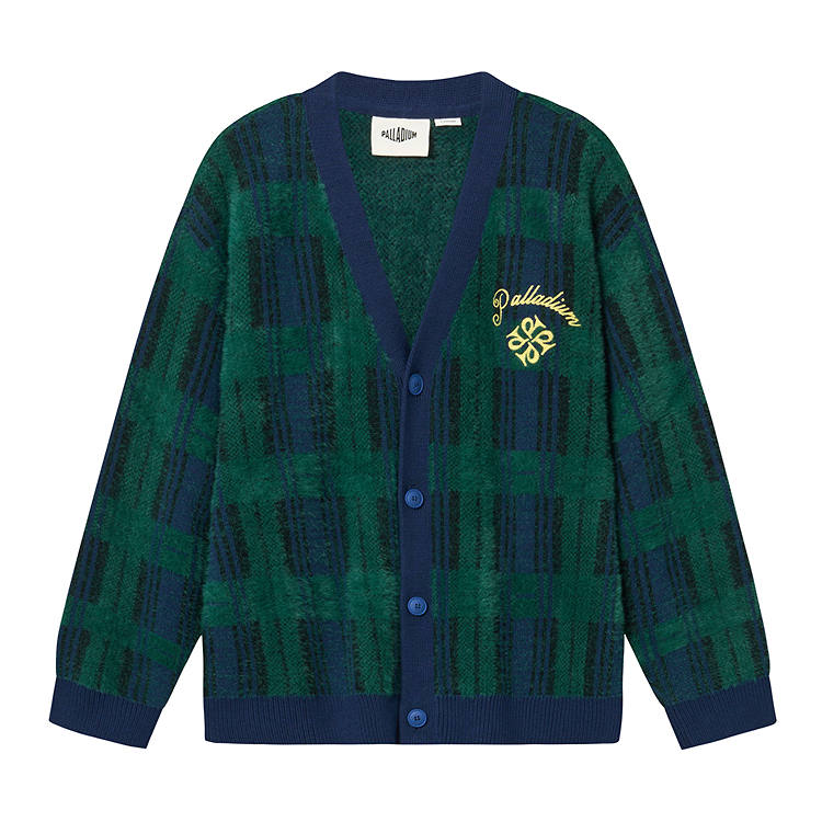 Palladium Sweaters Unisex V Neck Moderate Cardigan