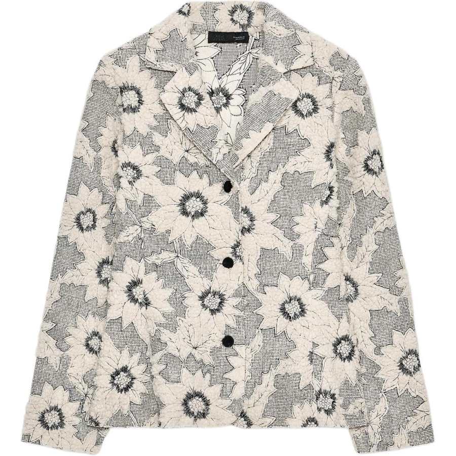 ZARA Business Suits Women's Nude/Black Moderate