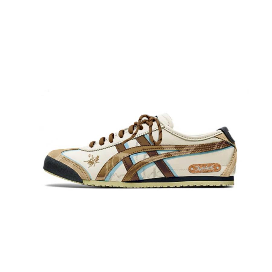 Onitsuka Tiger MEXICO 66 Low top Casual Shoes Unisex Brown Blue