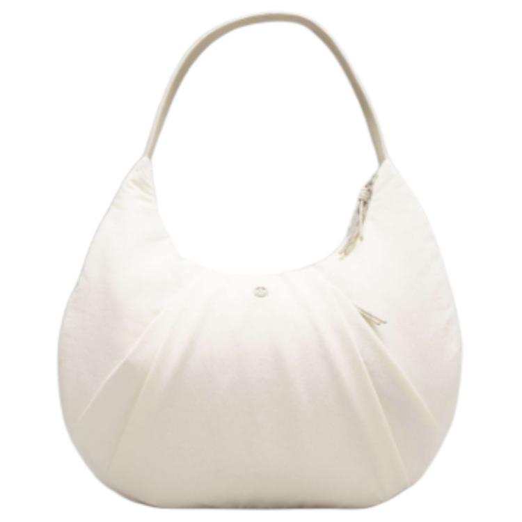 Lululemon Pleated Water Repellent Shoulder Bag Women's Elf Yellow Raw Linen