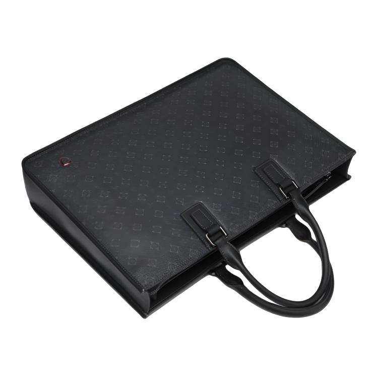 SEPTWOLVES SEPTWOLVES PVC Briefcase Large Men's Black
