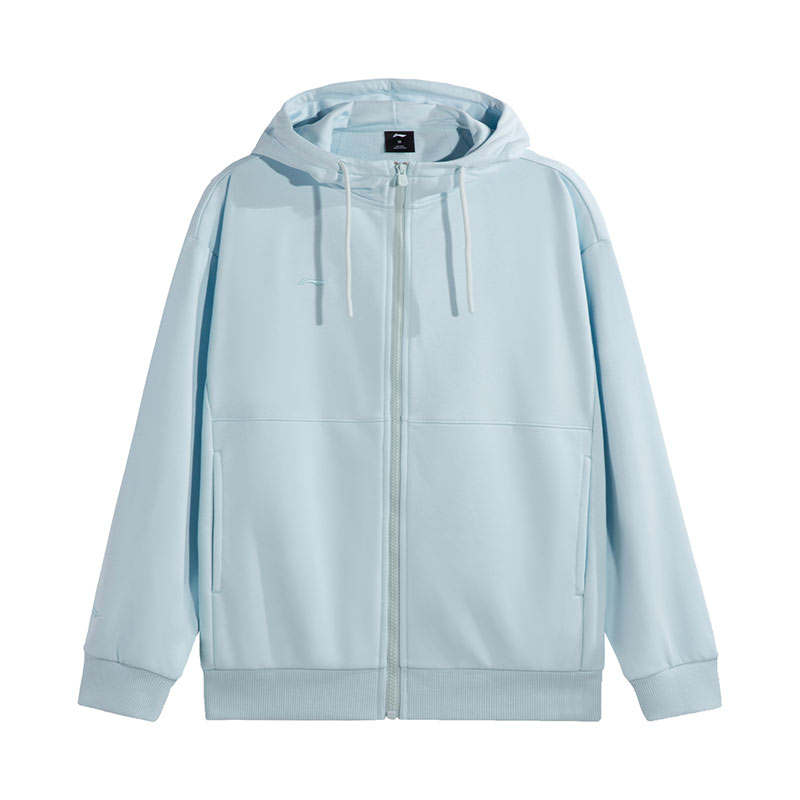 Li-Ning Li Ning Sweatshirts Women's Light Belly Blue Crew Neck Moderate