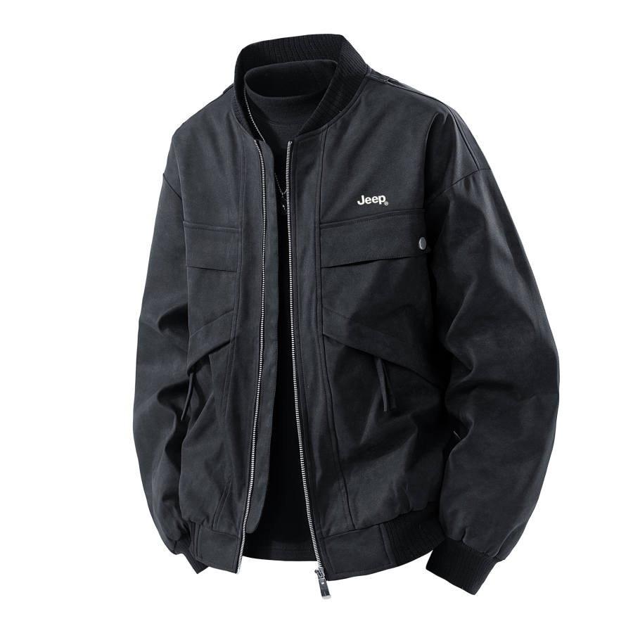 Jeep Jackets Unisex Baseball Collar Moderate Workwear
