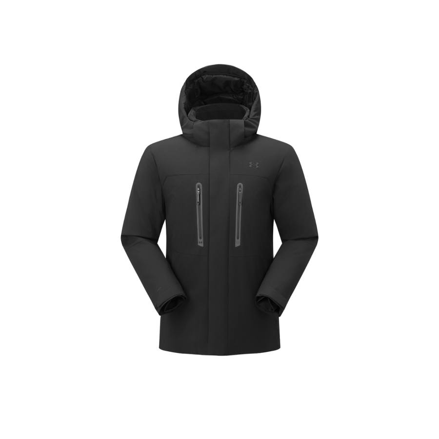 Under Armour Down Jackets Men's Twilight Black Hooded Moderate Other