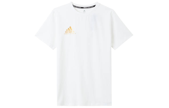 Adidas Adidas T Shirts Men's White Crew Neck Moderate