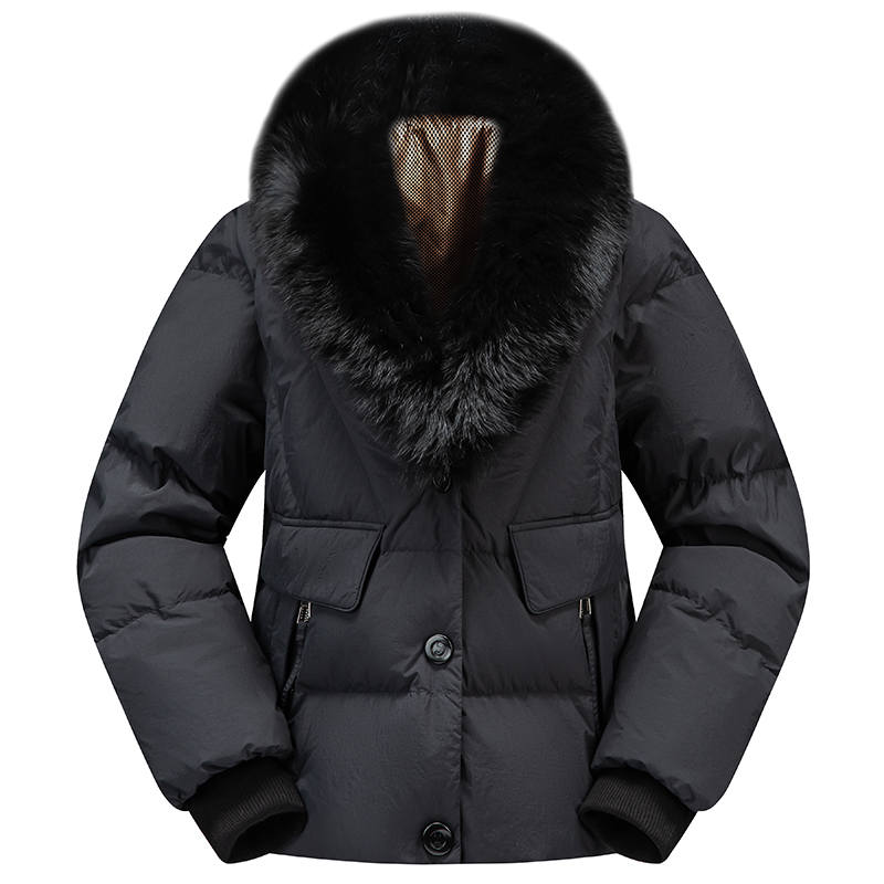 YALU Down Jackets Women's Fur Collar Thickened