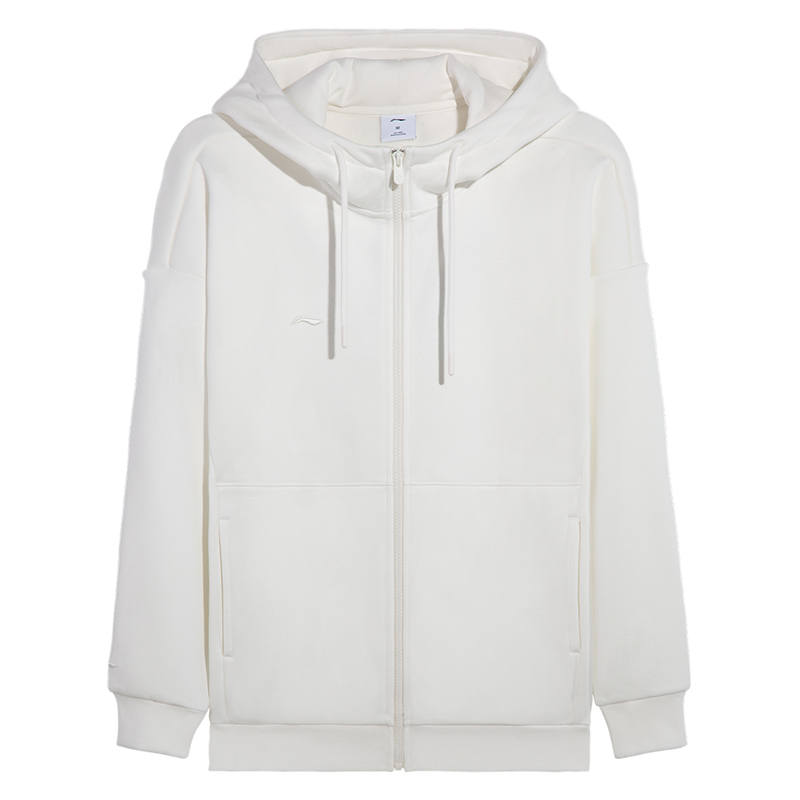 Li-Ning Li Ning Sweatshirts Women's Ivory Crew Neck Moderate