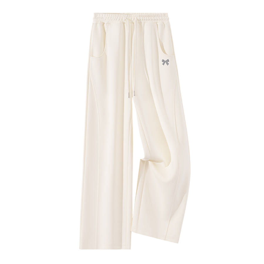 Tonlion Casual Pants Women's Moderate Straight Fit Pants