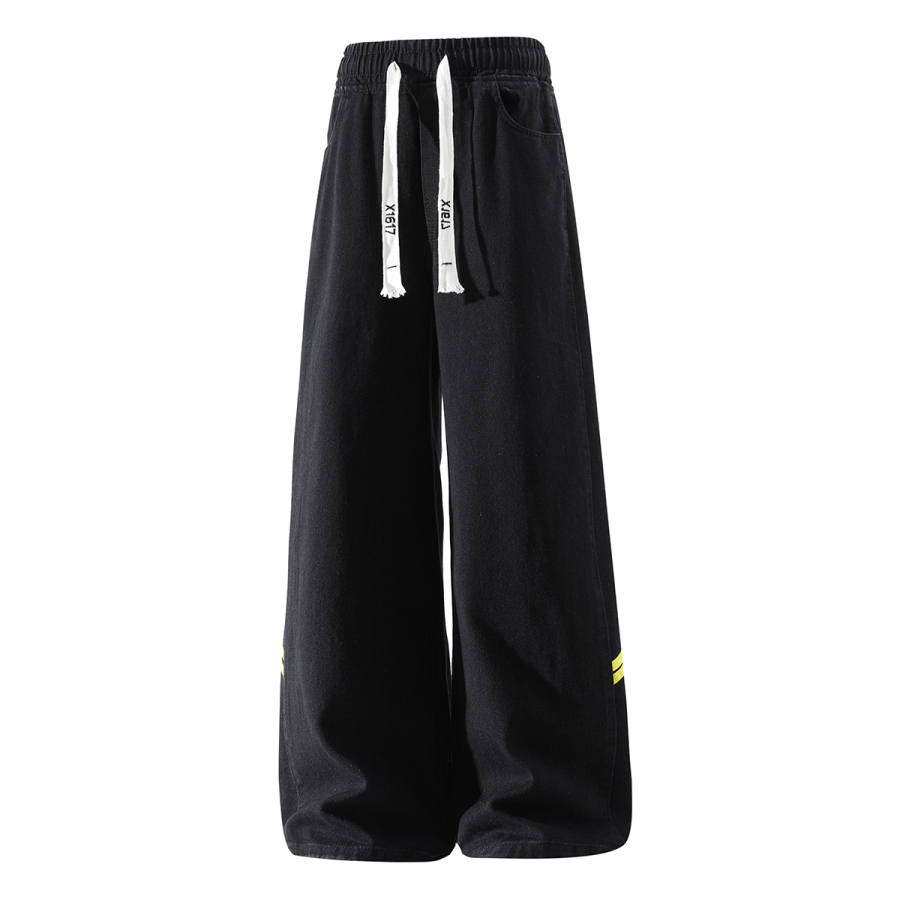X1617 Jeans Unisex Moderate Wide Leg Pants